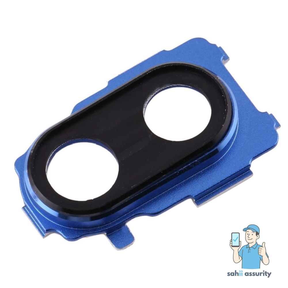 Camera Lens Glass with Frame for Xiaomi Redmi Note 7 Blue thumbnail